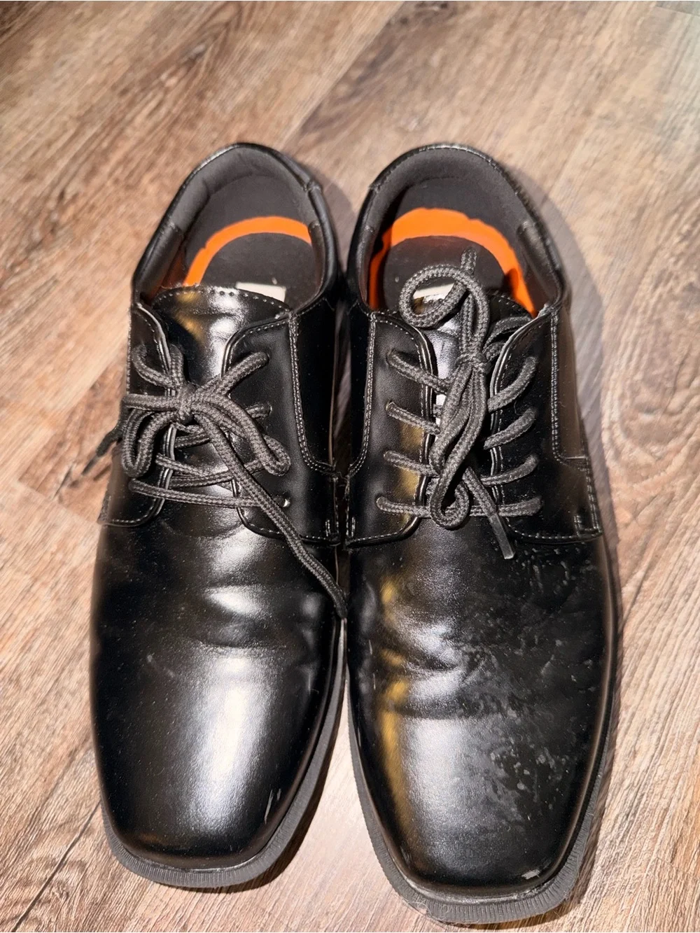 Men's Black Lace-Up Dress Shoes